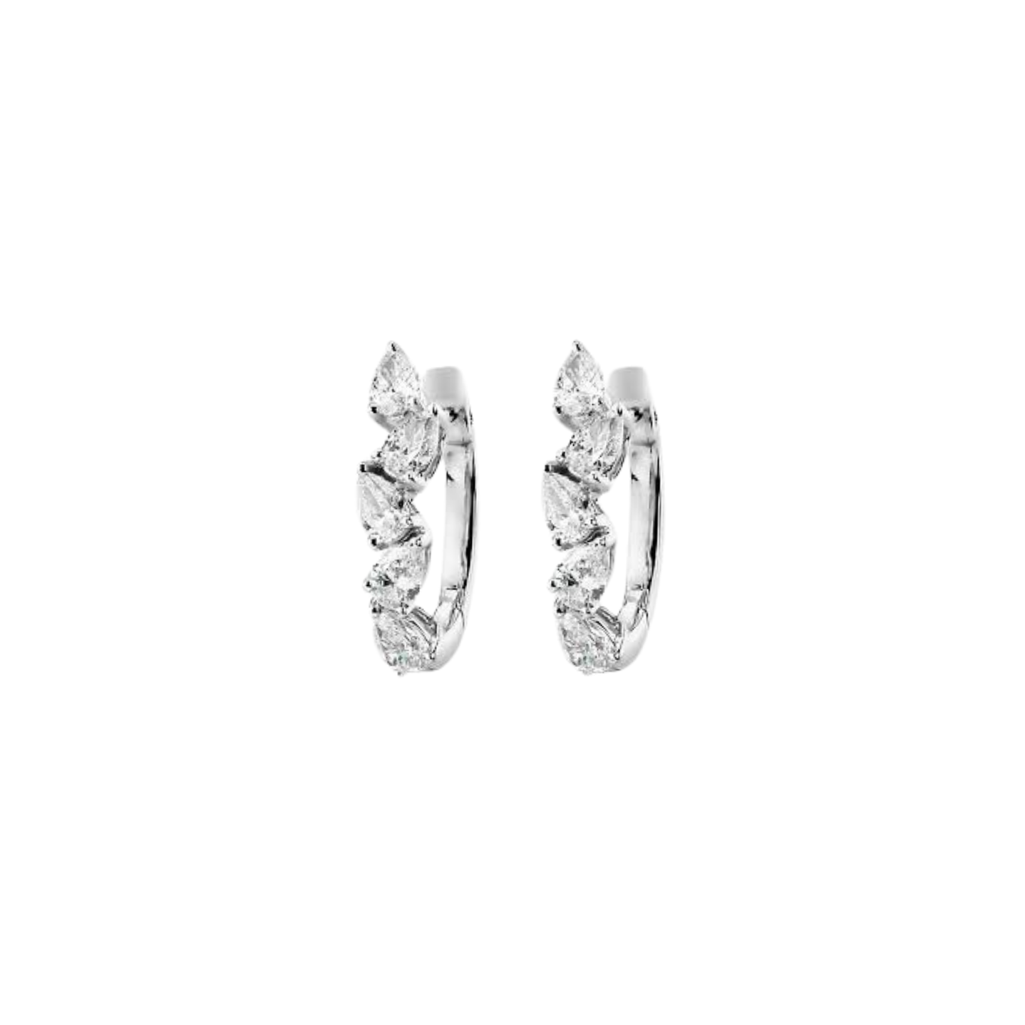 Marquise Huggie Earring