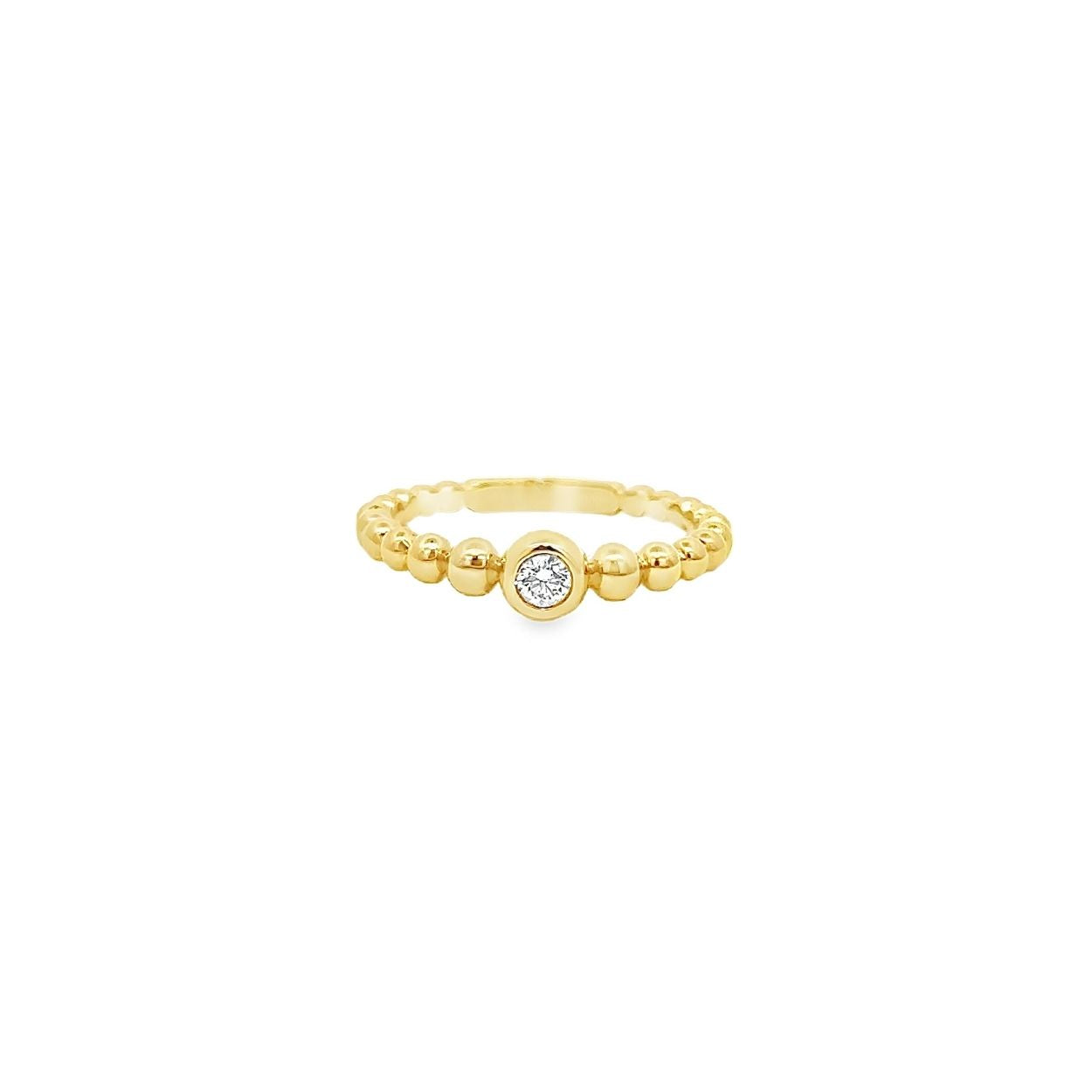 Diamond Bead Ring