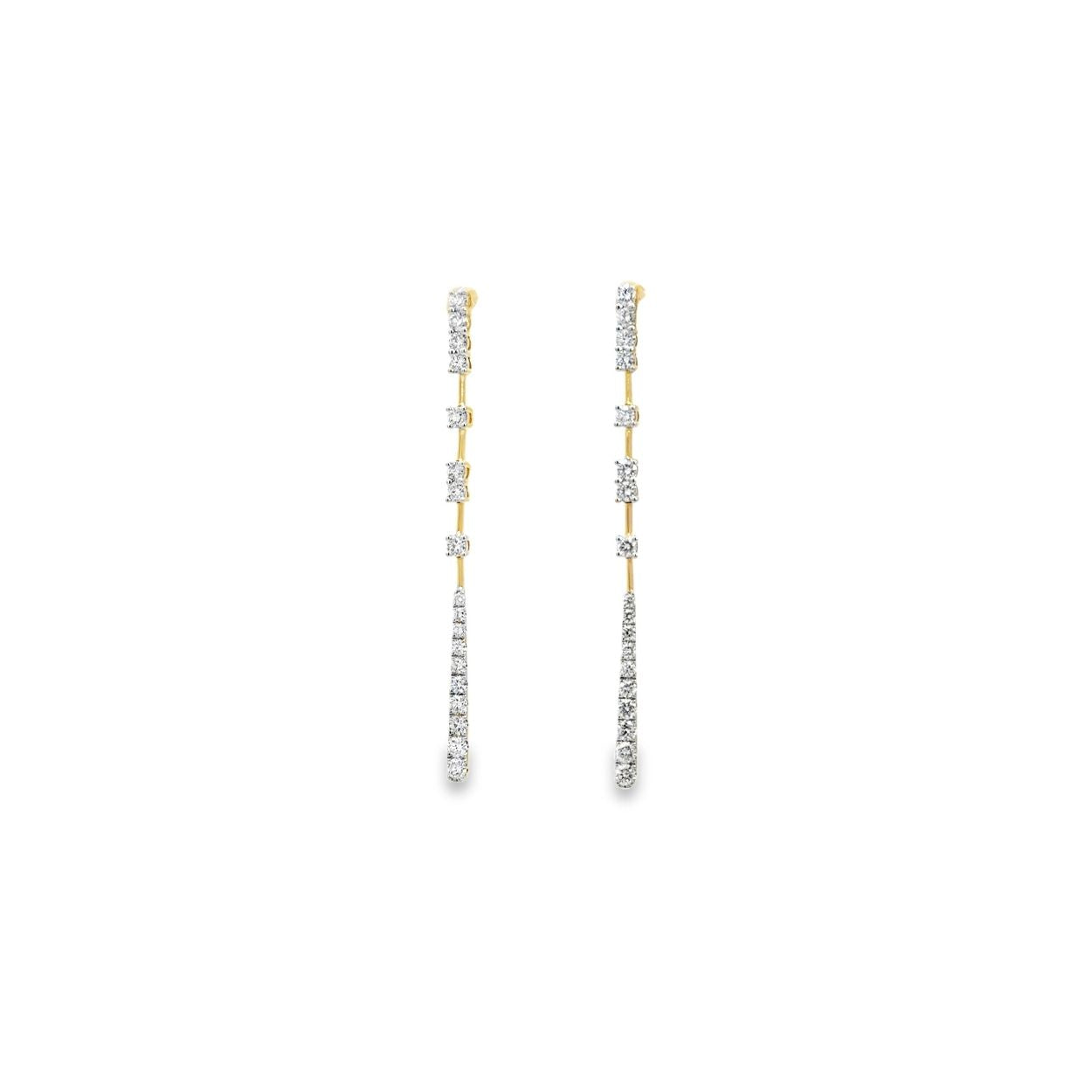 Celestial Diamond Line Earring