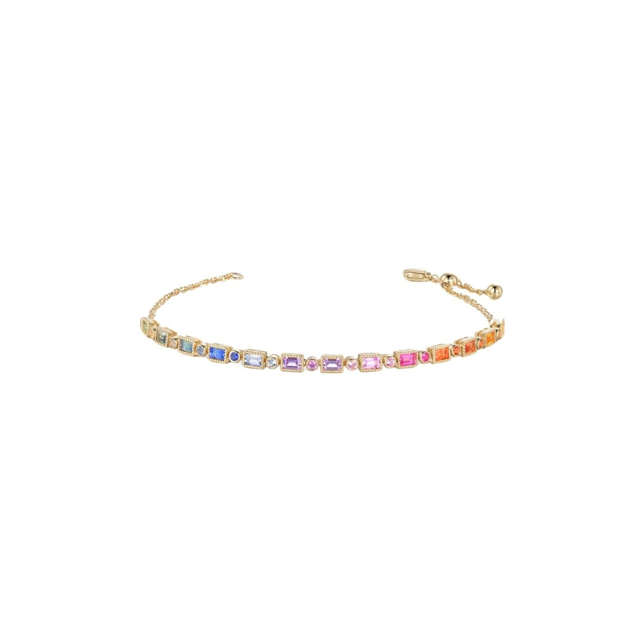 Prismatic Milgrain Bracelet