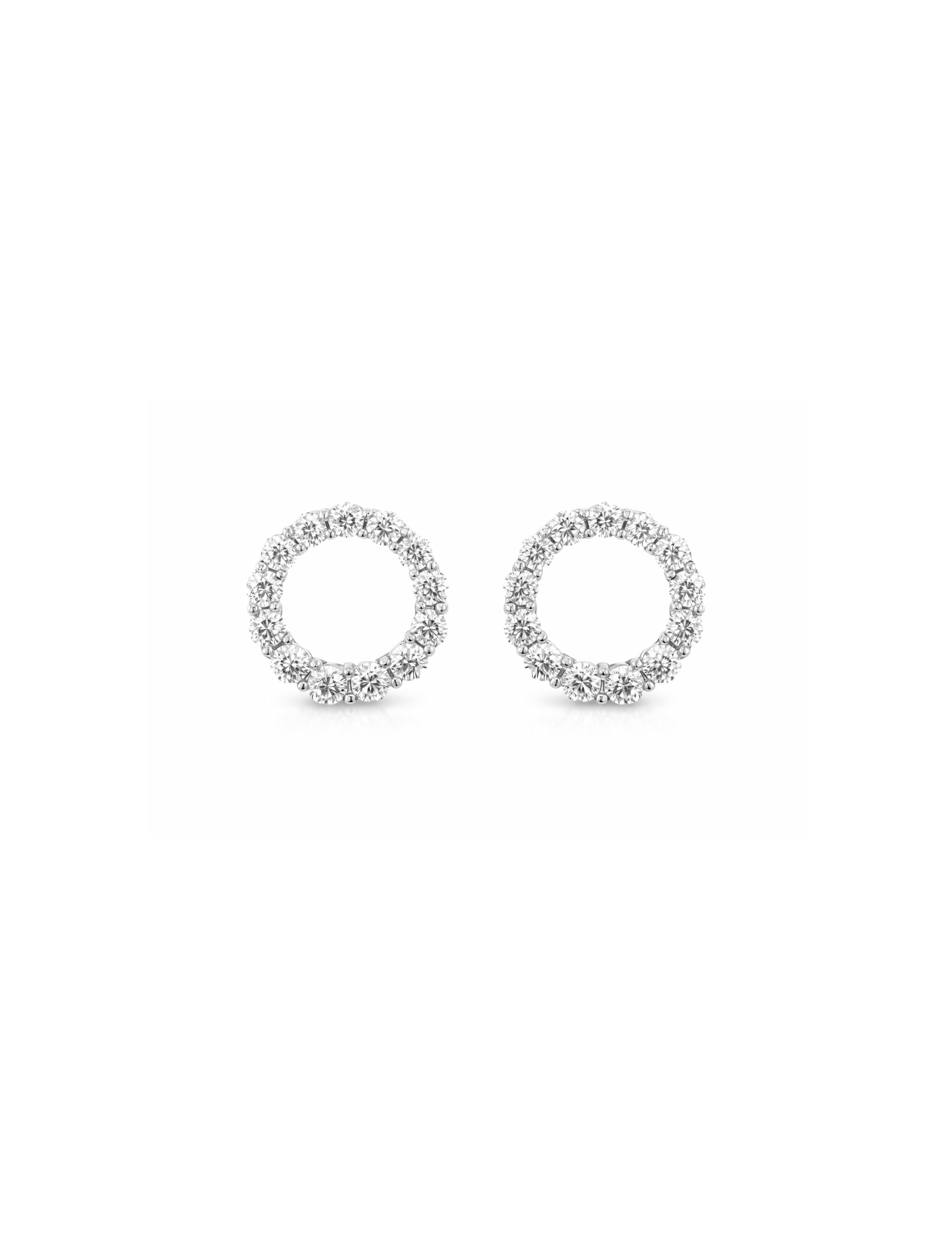 Round Diamond Earring