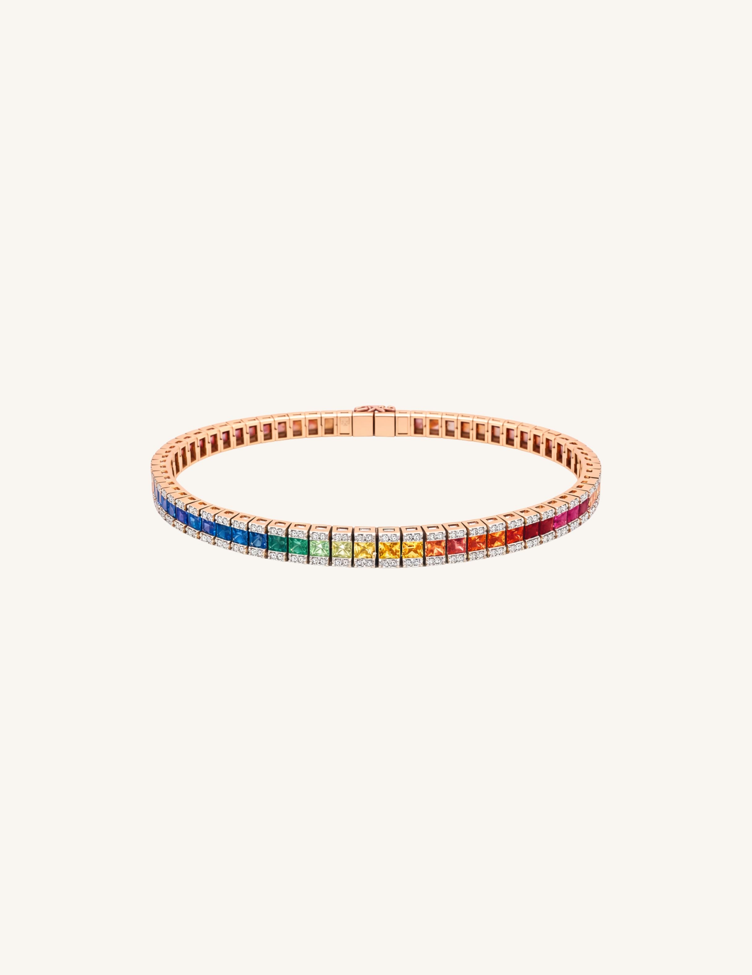 Rainbow Sapphire Bracelet