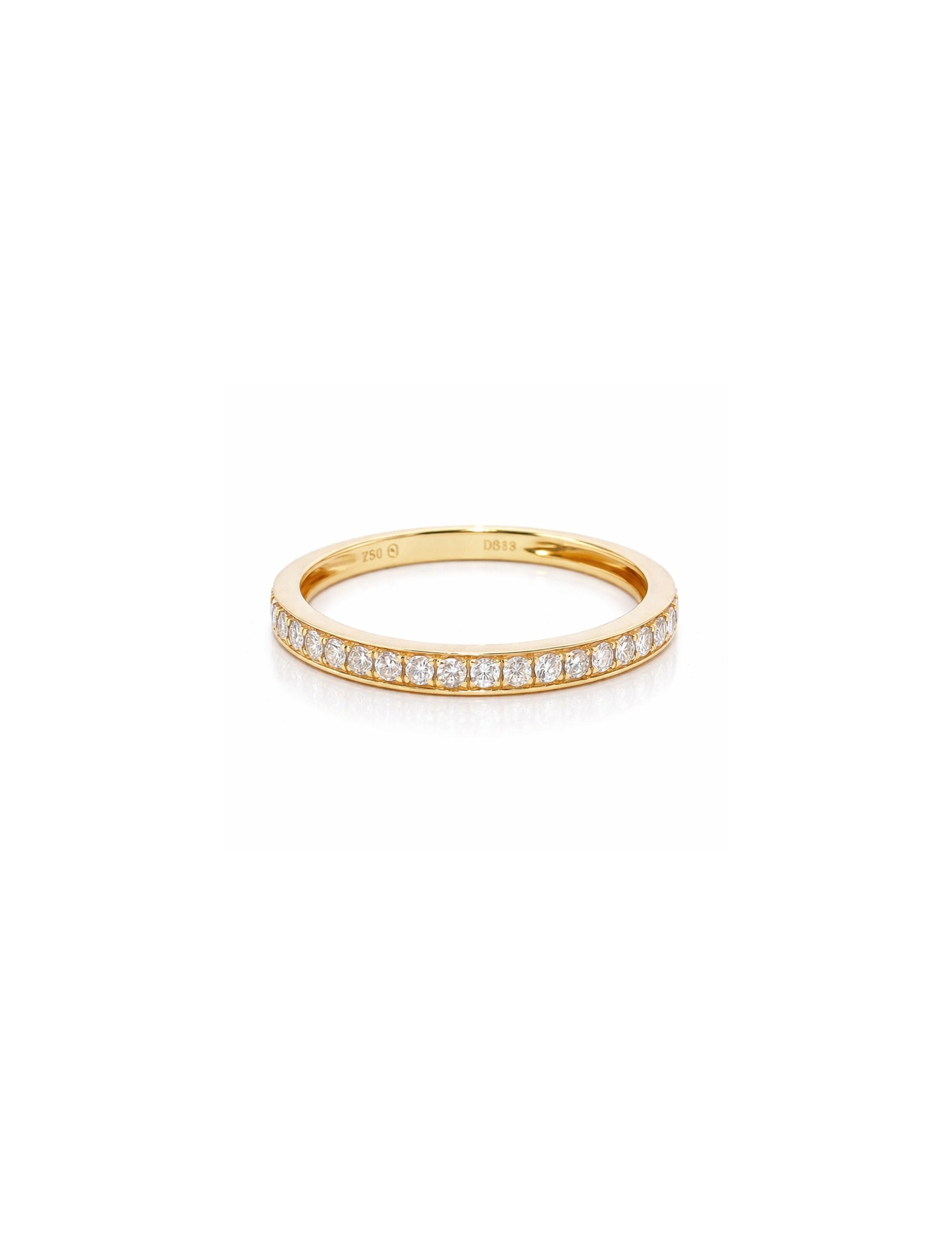 Grosgrain Diamond Eternity Ring Set