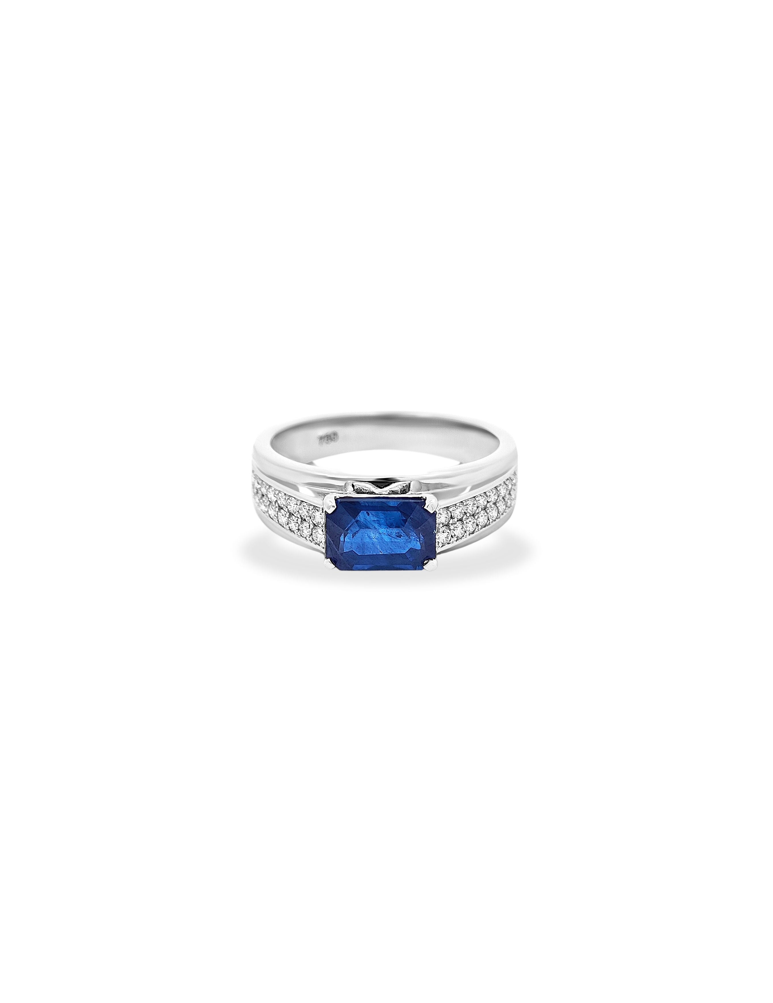 2.02ct Blue Sapphire Ring