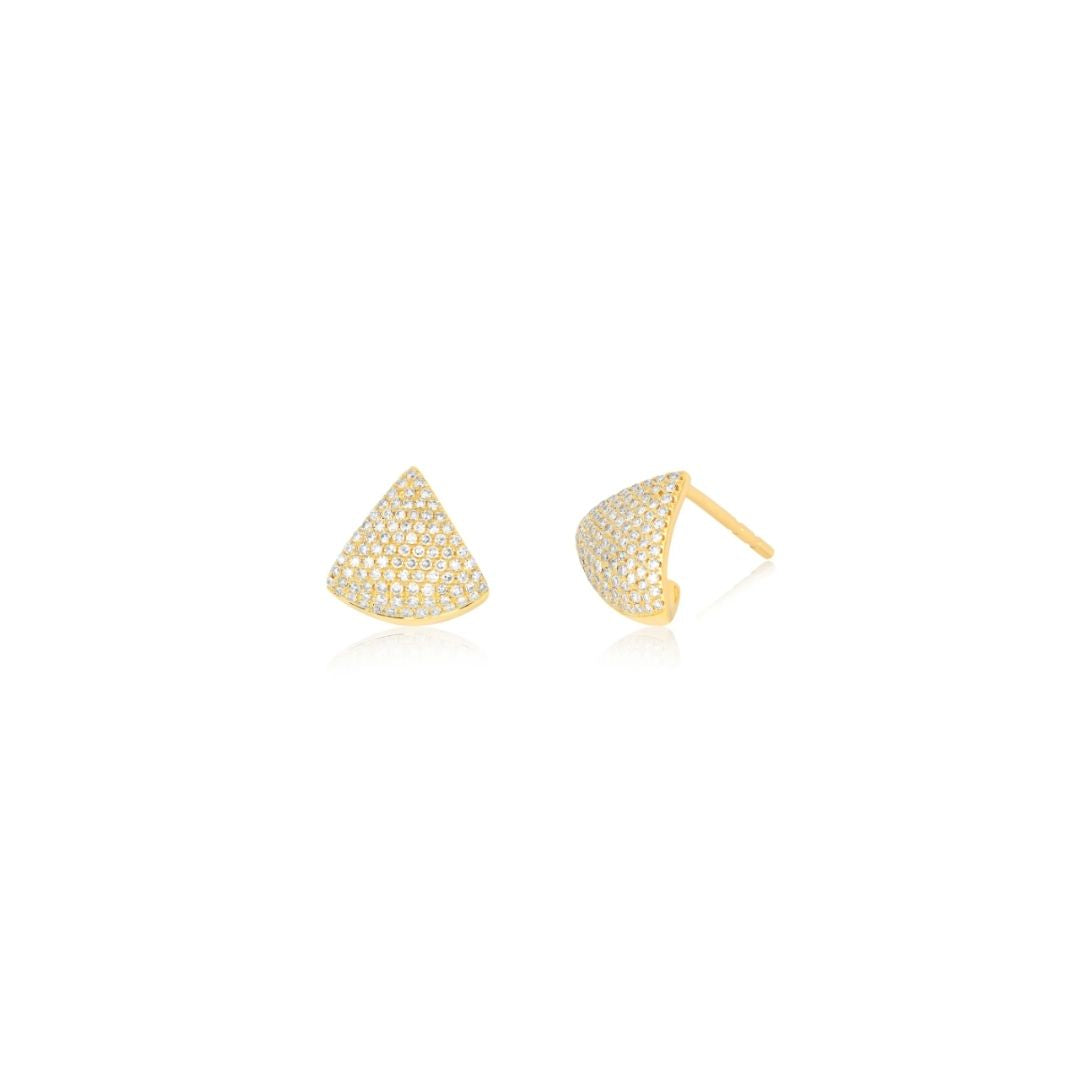 Diamond Chevron Earring