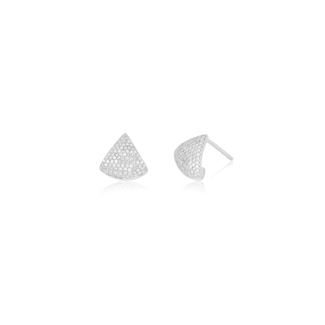 Diamond Chevron Earring