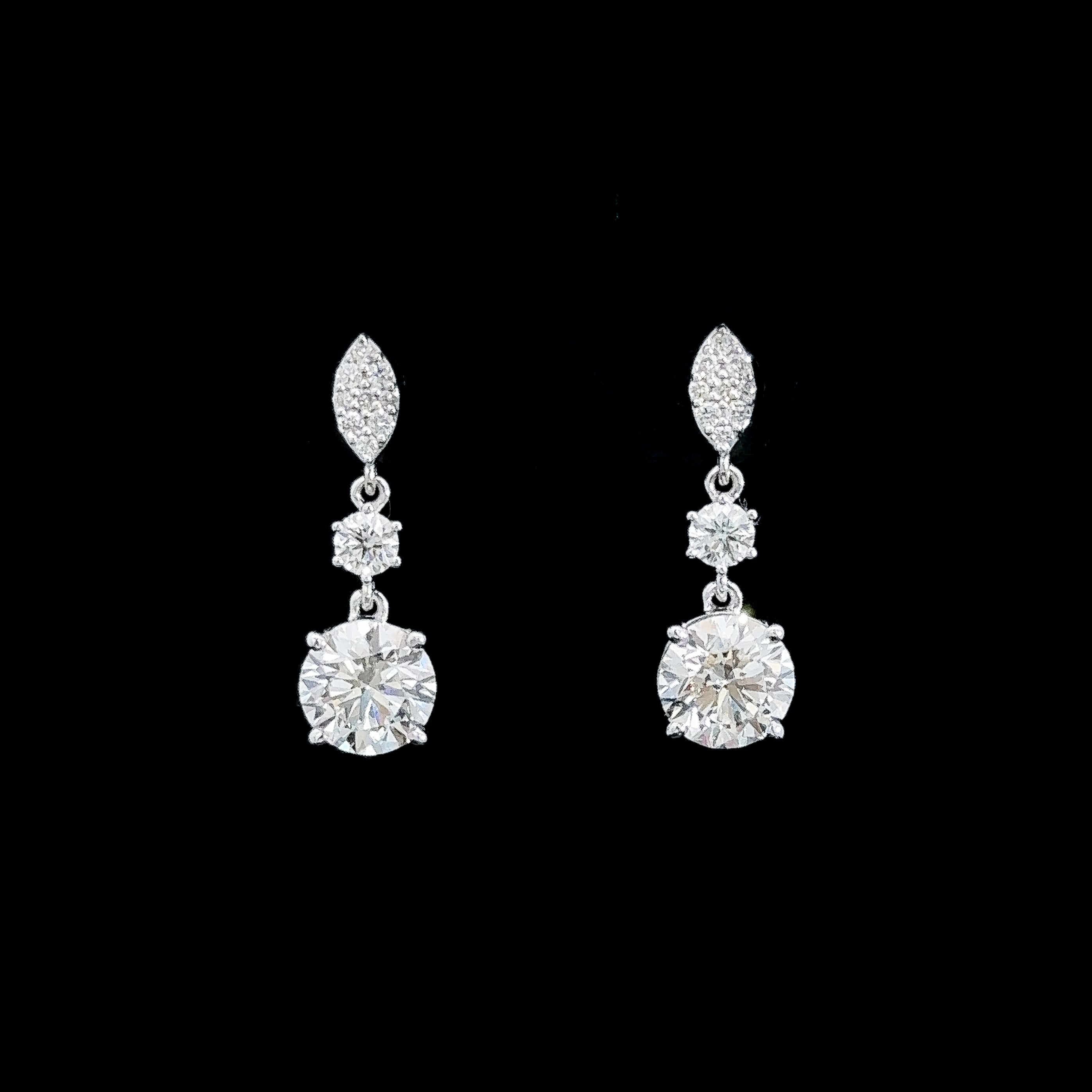 1.00ct Round Diamond Earring