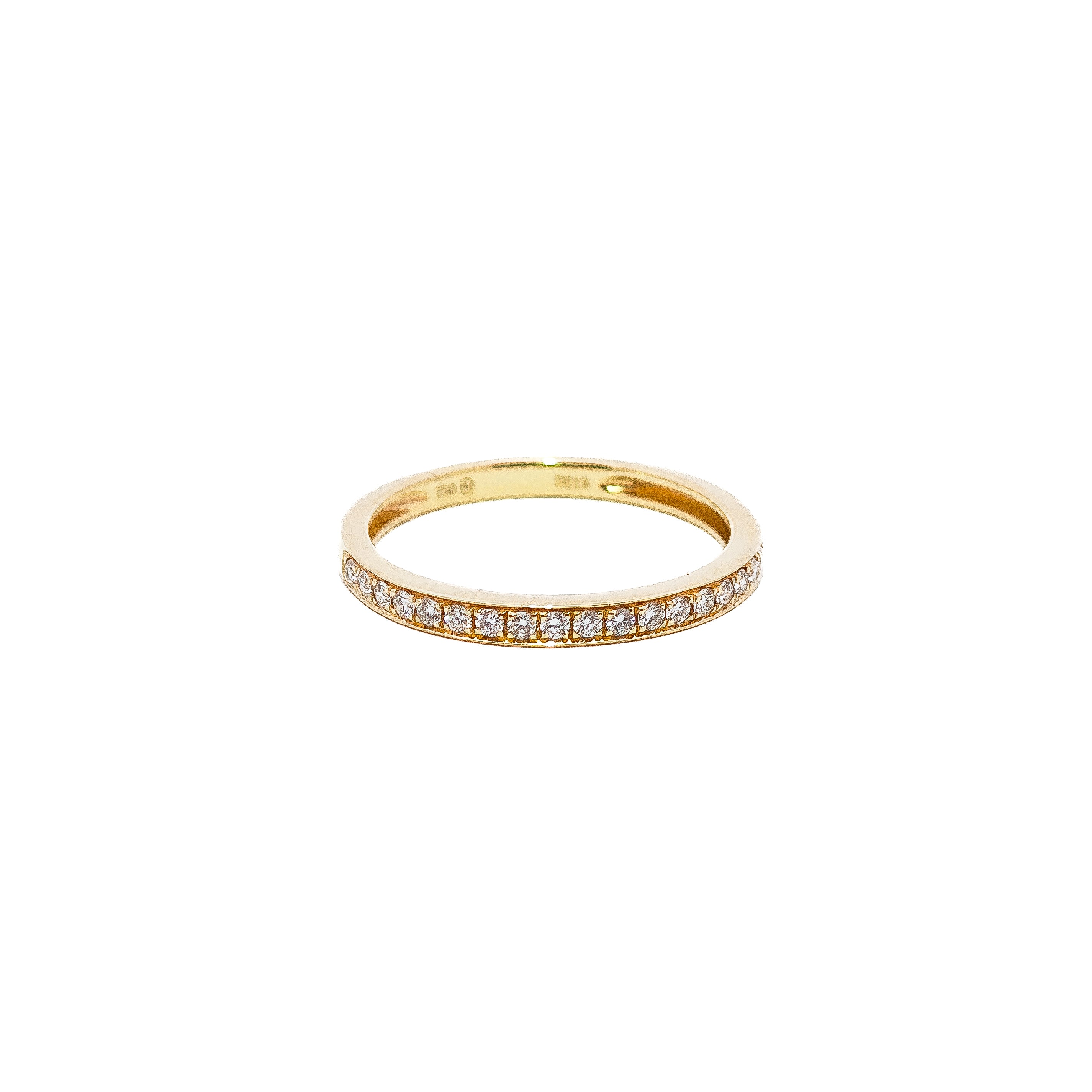 Grosgrain Diamond Ring Set