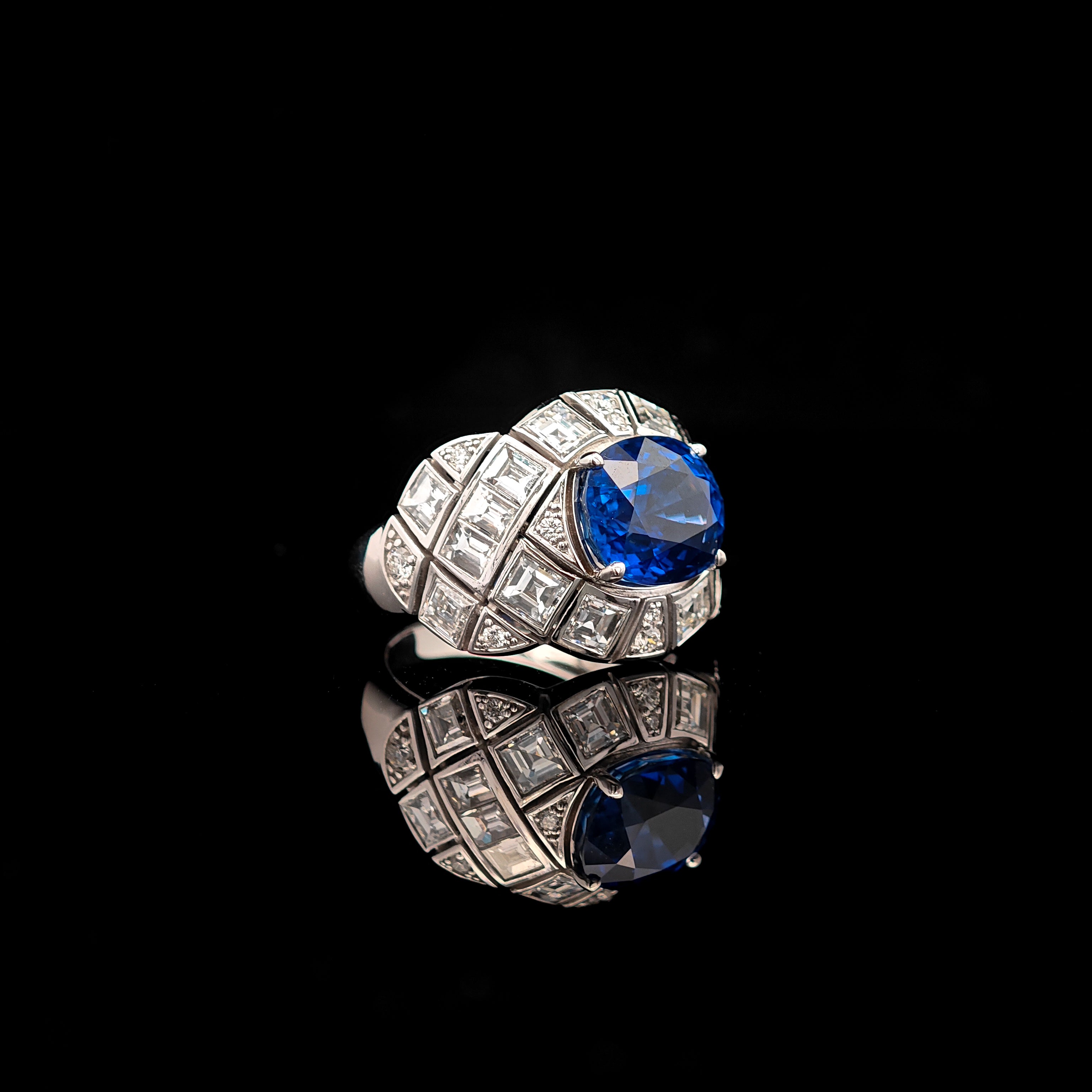 5.08ct Blue Sapphire Ring