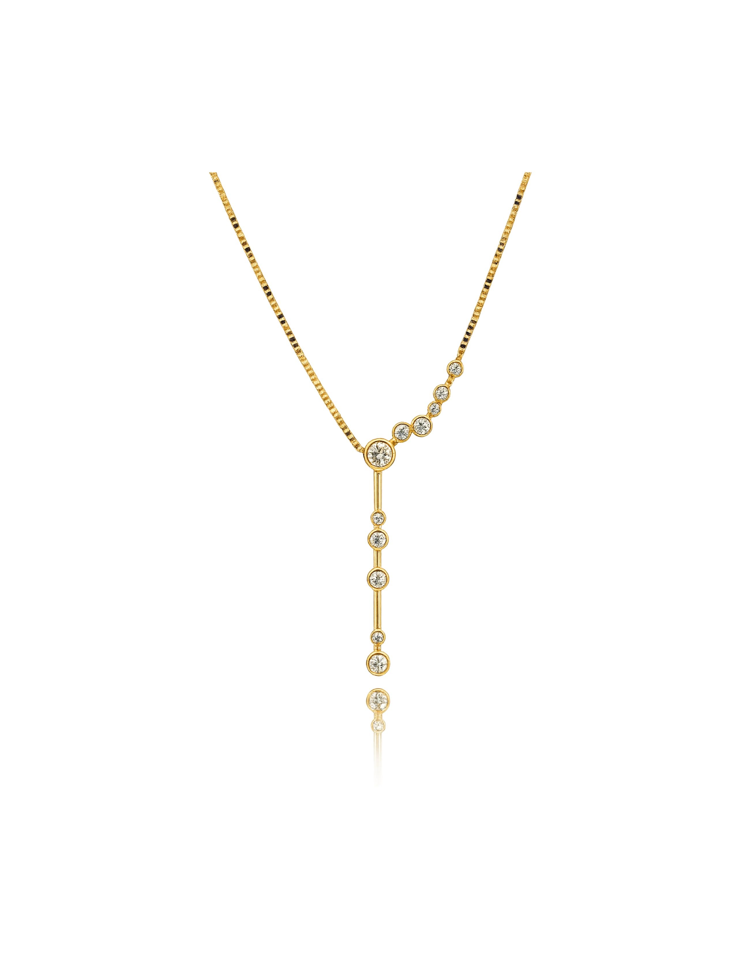 Bubble Line Necklace