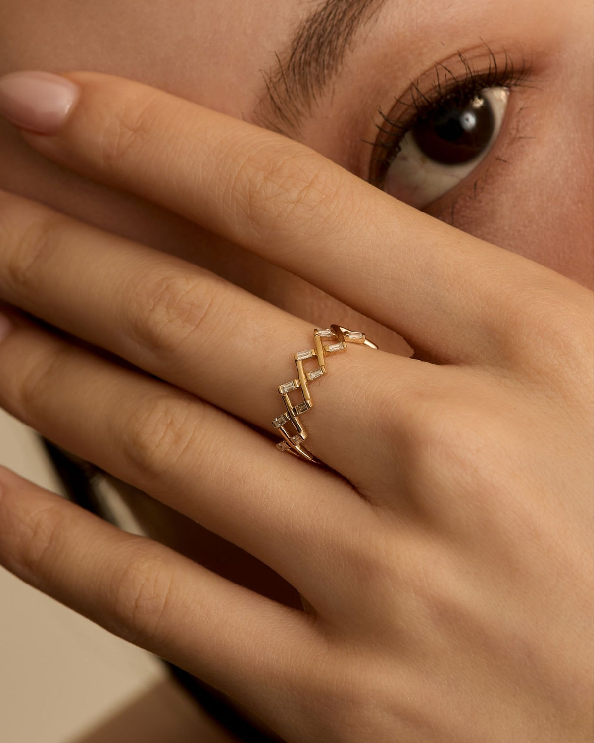 Frame Diamond Ring
