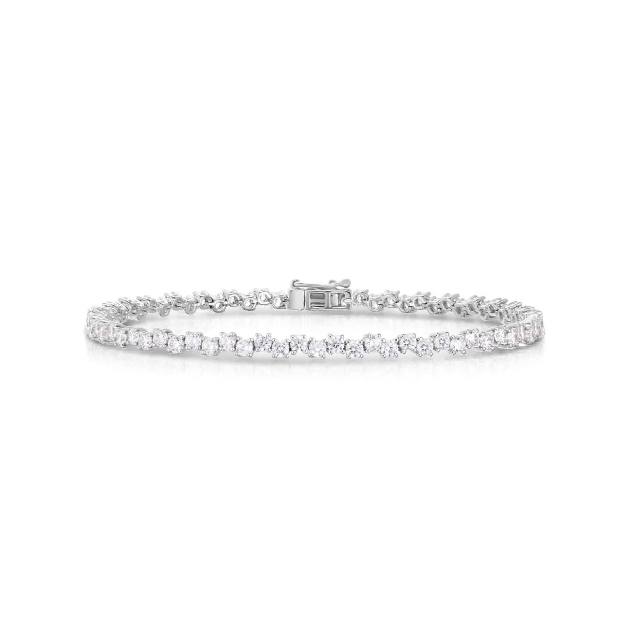 Offset Tennis Bracelet