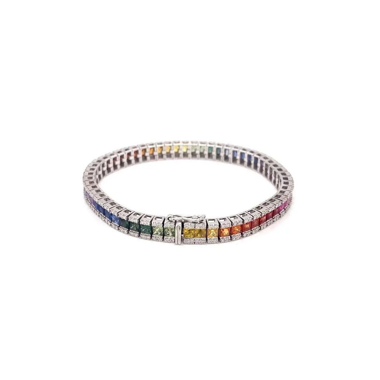 Rainbow Sapphire Bracelet