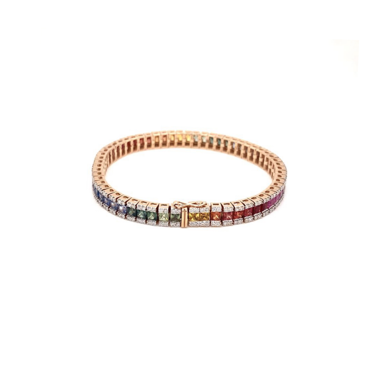 Rainbow Sapphire Bracelet