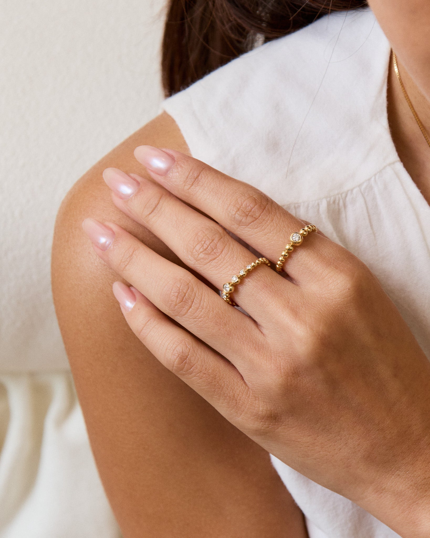 Diamond Wave Ring
